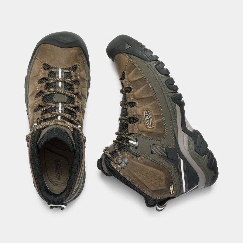 Keen Targhee III Waterproof Mid - Erkek Trekking Bot - Zeytin Yeşili/Siyah - Türkiye (603527OYF)